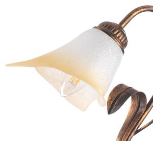 ONLI - Stolní lampa LUCREZIA 1xE14/6W/230V bronzová