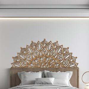 Dřevo života | Mandala na zeď BOHATOST k posteli | Rozměry (cm): 180x78 | Barva: Černá