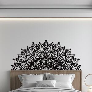 Dřevo života | Mandala na zeď BOHATOST k posteli | Rozměry (cm): 90x39 | Barva: Bílá