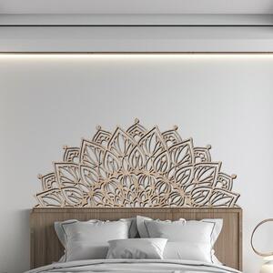 Dřevo života | Mandala na zeď BOHATOST k posteli | Rozměry (cm): 90x39 | Barva: Bílá