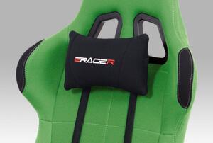 Herní židle ERACER F05 – zelená, nosnost 130 kg