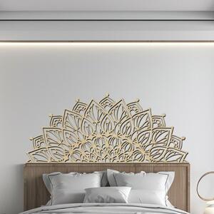 Dřevo života | Mandala na zeď BOHATOST k posteli | Rozměry (cm): 90x39 | Barva: Ořech