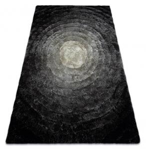 Makro Abra Kusový shaggy koberec FLIM 008-B2 Kruhy šedý Rozměr: 120x160 cm