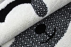 Makro Abra Kulatý dětský koberec JOY Ovečka krémový černý Rozměr: průměr 120 cm
