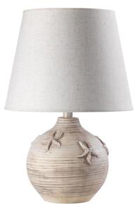 ONLI - Stolní lampa MARINA 1xE27/22W/230V béžová/ bílá 60 cm