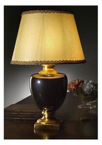 ONLI - Stolní lampa MOZART 1xE27/22W/230V černá/zlatá 75 cm