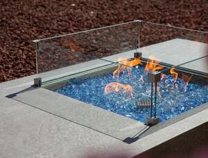 MONTE CARLO - konferenční stolek s plynovým ohništěm Exteriér | Ohniště