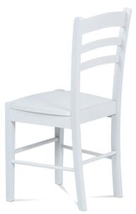 Jídelní celodřevěná židle CORDA – bílá