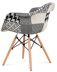 Jídelní židle CUBO – masiv buk, patchwork
