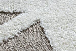 Makro Abra Kulatý dětský koberec JOY Sněhová vločka sníh béžový krémový Rozměr: průměr 120 cm