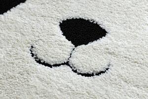 Makro Abra Kulatý dětský koberec JOY Panda šedý krémový Rozměr: průměr 120 cm