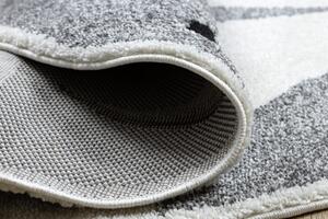 Makro Abra Kulatý dětský koberec JOY Liška šedý krémový Rozměr: průměr 160 cm