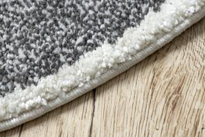 Makro Abra Kulatý dětský koberec JOY Liška šedý krémový Rozměr: průměr 160 cm