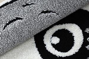 Makro Abra Kulatý dětský koberec JOY Panda šedý krémový Rozměr: průměr 140 cm