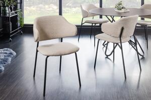 Jídelní židle TRACY šedá/černá colin bouclé Nábytek | Jídelní prostory | Jídelní židle | Všechny jídelní židle