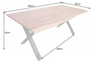 Přírodní akáciový stůl Mammut 180 cm