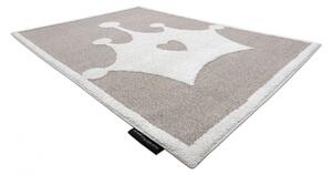 Makro Abra Dětský kusový koberec JOY Královská koruna béžový krémový Rozměr: 120x170 cm