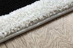Makro Abra Dětský kusový koberec JOY Sněhulák černý krémový Rozměr: 120x170 cm