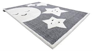 Makro Abra Dětský kusový koberec JOY Měsíc Hvězdy šedý krémový Rozměr: 140x190 cm
