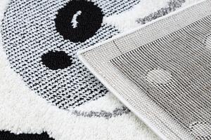 Makro Abra Dětský kusový koberec JOY Santa Mikuláš černý krémový Rozměr: 120x170 cm