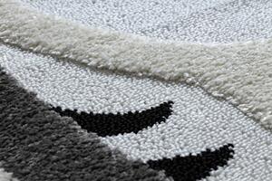 Makro Abra Dětský kusový koberec JOY Sova sovička šedý krémový Rozměr: 160x220 cm