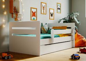 BabyBeds Dětská postel TOMI s úložným prostorem Velikost postele: 160x80 cm, Barva postele: Bílá