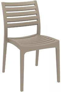 Stohovatelná židle DS184303 - Krémová