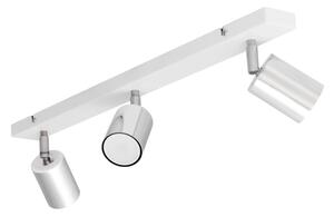 LED Bodové svítidlo TUNE 3xGU10/4,8W/230V matný chrom/bílá