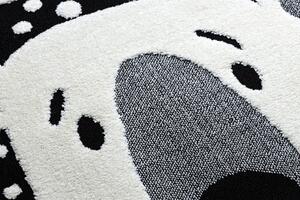 Makro Abra Dětský kusový koberec JOY Lední medvěd krémový černý Rozměr: 140x190 cm