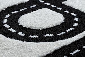Makro Abra Dětský kusový koberec JOY City Uličky Autodráha krémový šedý Rozměr: 120x170 cm