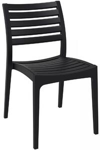 Stohovatelná židle DS184303 - Černá