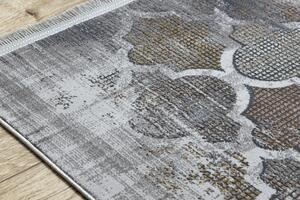 Makro Abra Moderní kusový koberec LUCE 75 Marokánský vzor šedý hořčicový Rozměr: 115x170 cm