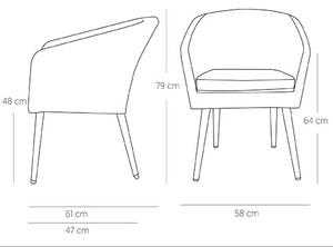 RIW - židle Exteriér | Zahradní židle