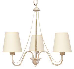 Lustr na řetězu MALBO 3xE27/15W/230V béžová