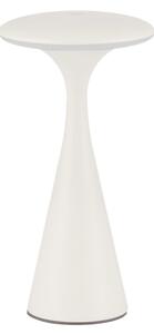 Vonkajšia stolová lampa Grigio pieskovo biela 2 W – Bílá