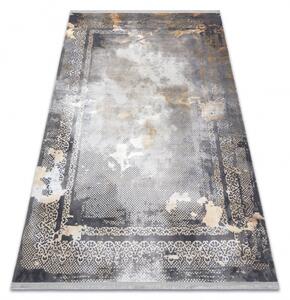Makro Abra Moderní kusový koberec LUCE 77 Vintage šedý hořčicový Rozměr: 77x150 cm