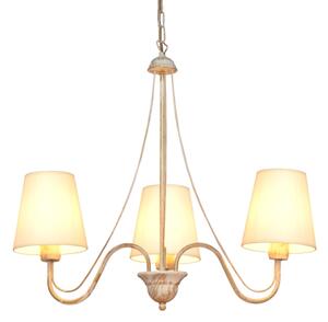 Lustr na řetězu MALBO 3xE27/15W/230V béžová