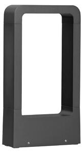 Vonkajšia stojaca lampa Minimal pieskovo čierna 7 W – Černá