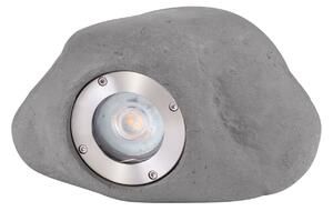 Vonkajšia stojaca lampa Petra sivá 3 W – Šedá