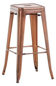 Kovová barová židle Josh - Měd