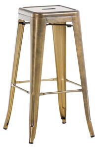 Kovová barová židle Josh - Zlatá