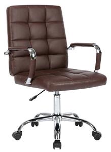Kancelářská židle D-Pro ~ koženka - Bordová