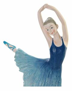 Dekorativní postava DKD Home Decor Modrý Romantický Tanečnice baletu 13 x 6 x 23 cm