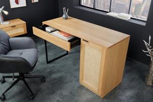 Pracovní stůl VIENNA 120 CM dubová dýha Nábytek | Kancelářský nábytek | Stoly