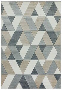 Makro Abra Moderní kusový koberec Sketch SK01 Geometrický vzor béžový šedý Rozměr: 120x170 cm