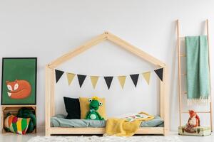 Adeko Dětská postel domeček se zábranou Mila RM Velikost postele: 160x90 cm