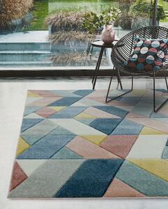 Makro Abra Moderní kusový koberec Sketch SK02 Geometrický vzor vícebarevný Rozměr: 120x170 cm