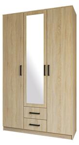 Skříň Simple 3D+2š dub sonoma