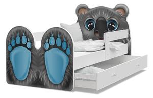 Dětská postel zvířátko KOALA Velikost postele: 140x80 cm