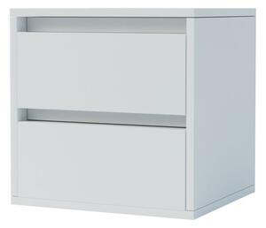 Sestava do ložnice se šatní skříní 4D a postelí 160x200 cm se zásuvkami, nymfhea alba Idea